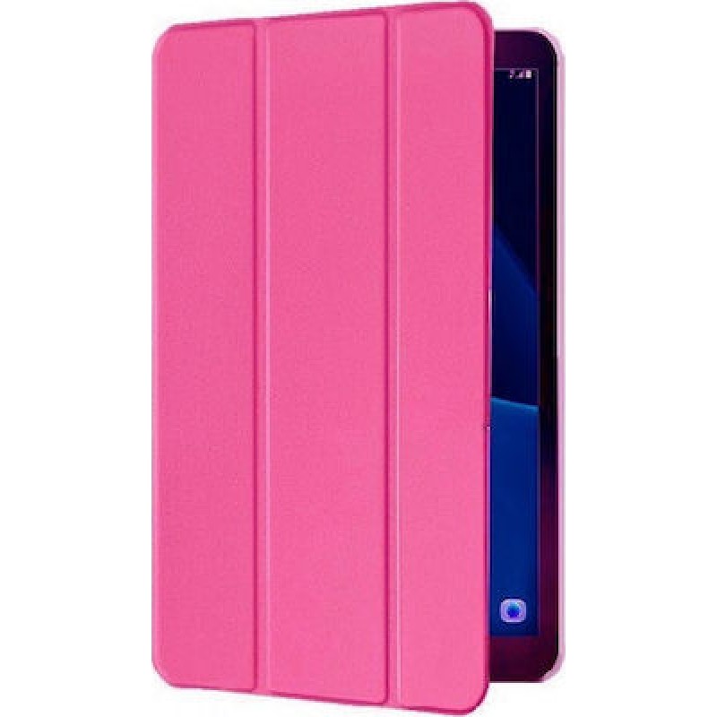 Trifold Θήκη Βιβλίο με Σιλικόνη Flip Cover Για Huawei MatePad T10 / T10S 9.7"  Φούξια