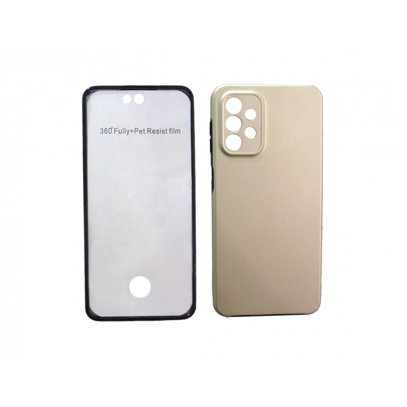 Oem Θήκη 360° Full Cover Σιλικόνης Για Samsung Galaxy A52 5G / A52 4G / A52S 5G  Χρυσό
