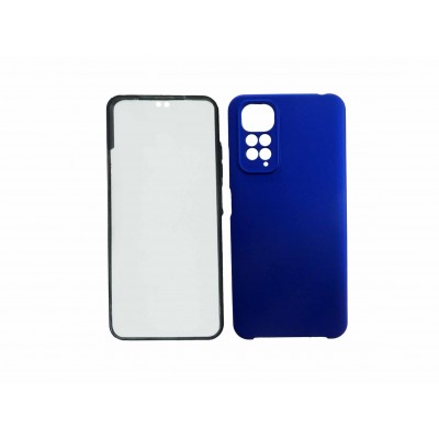 Oem Θήκη 360° Full Cover Σιλικόνης Για Xiaomi Redmi Note 11 Pro / Note 11 Pro 5G / Poco X4 Pro 5G  Μπλε