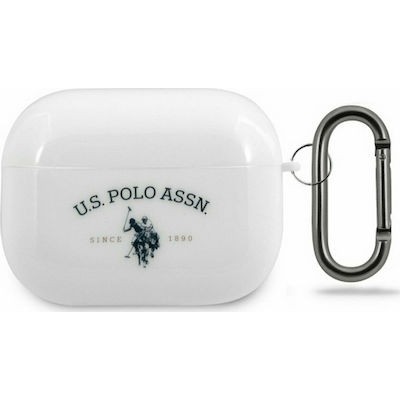 U.S. Polo Assn. Silicone Case Apple AirPods Pro Λευκό