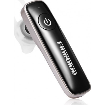 Fineblue Bluetooth Wireless Headset F-515 Μαύρο - Ασημί