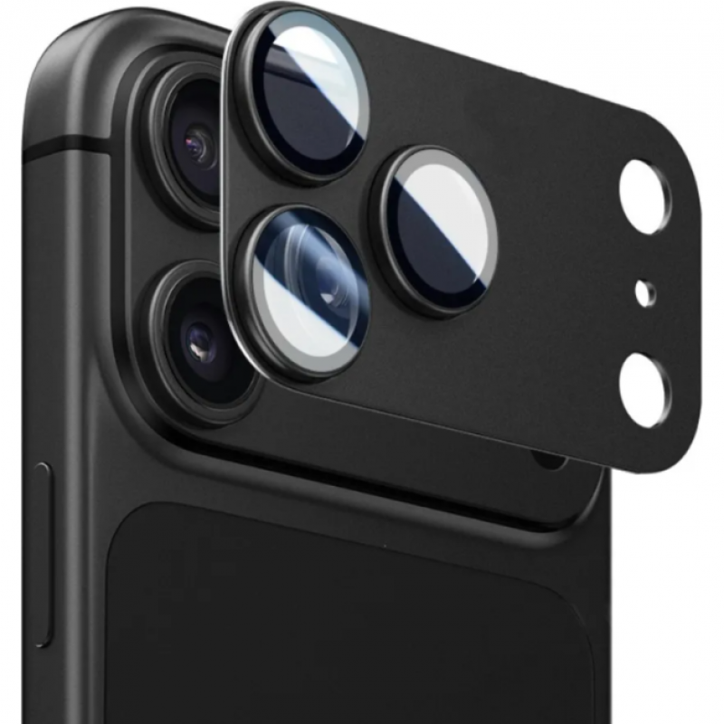 Oem Μεταλλική Προστασία Κάμερας Για Apple iPhone 18 Pro Max 5G 6,9" Μαύρο