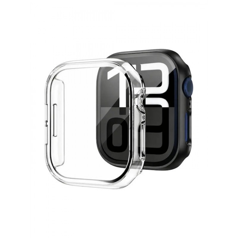 Oem Full Face 360 Πλαστική Θήκη Για Apple Watch 46 mm Μαύρο 