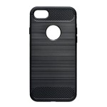 Oem Θήκη Σιλικόνης Carbon Για Apple iPhone 7 / 8 / SE 2020 / SE 2022 Μαύρο