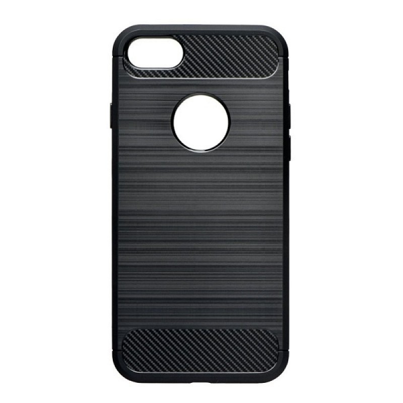 Oem Θήκη Σιλικόνης Carbon Για Apple iPhone 7 / 8 / SE 2020 / SE 2022 Μαύρο