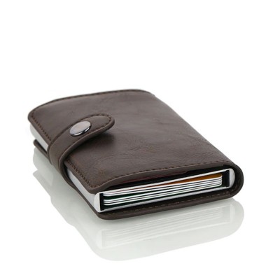 Oem Πορτοφόλι ασφάλειας καρτών – Security credit card wallet Σκούρο - Καφέ