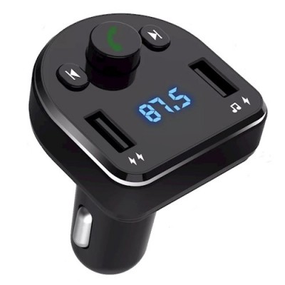 XO Transmiter FM BCC01 Bluetooth MP3 car charger Μαύρο