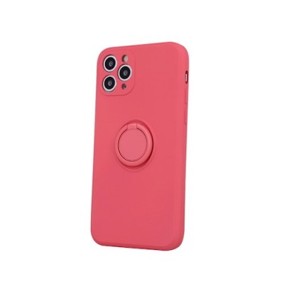 Oem ΄Θήκη Σιλικόνης Με Ring  Για Samsung Galaxy A12 / M12 / F12  Ροζ