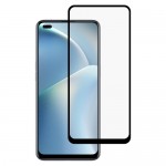 Oem Full Face Tempered glass Box Για  Oppo A93 5G  Μαύρο