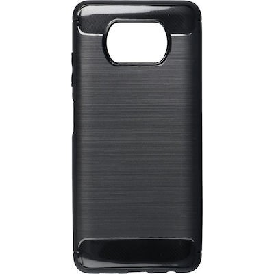 Oem Θήκη Σιλικόνης Carbon Για Xiaomi Poco X3 / Poco X3 NFC / Poco X3 Pro  Μαύρο