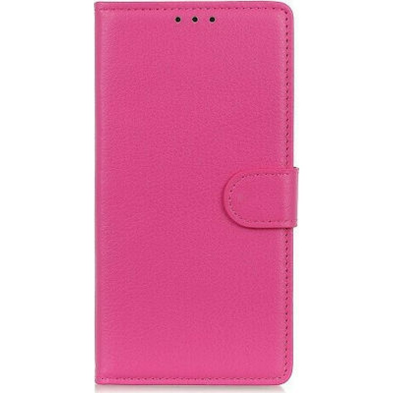 Oem Θήκη Βιβλίο Με Υποδοχή Κάρτας Για Samsung Galaxy S21 Ultra 5G  Φούξια