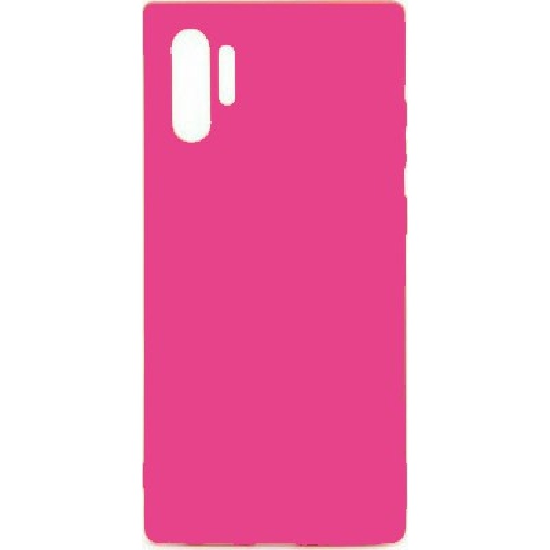 Oem Θήκη Σιλικόνης Matt 1,2 mm Για Samsung Galaxy Note 10 Plus / Pro  Φούξια