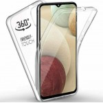 Oem Θήκη 360° Full Cover Σιλικόνης Για Samsung Galaxy A12 / M12 / F12  Διάφανο