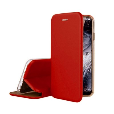 Oem Θήκη Book Smart Magnet Elegance Για Apple iPhone 12 / 12 Pro 6,1''  Κόκκινο