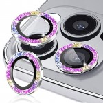 Oem Τζαμάκι Κάμερας Strass Frame Για  Apple iPhone 18 Pro 5G 6,3" Πολύχρωμο