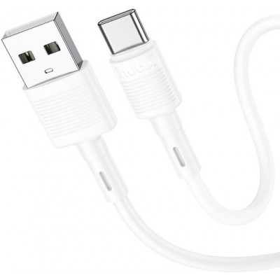 Hoco X83 Καλώδιο Φόρτισης Fast USB 2.0 Cable USB-C male - USB-A 3.A 1m Λευκό 