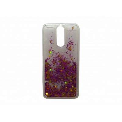 Oem Θήκη TPU Με Υγρό Glitter Για Huawei Mate 10 Lite Φούξια