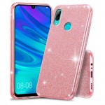  Oem Θήκη Shining Χρυσόσκονη Για      Huawei P Smart 2019 / Honor 10 Lite  Ροζ