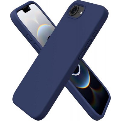 Oem Θήκη Σιλικόνης Matt 1,5 mm Για Apple iPhone 17e Σκούρο - Μπλε