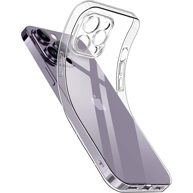 Oem Θήκη Σιλικόνης 2,0 mm Για Apple iPhone 14 Pro 6.1" Διάφανο