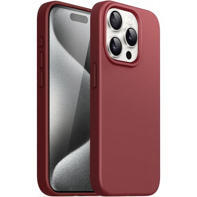 Oem Θήκη Σιλικόνης Soft 2.0 mm Για Apple iPhone 16 Pro 5G 6,3" Μπορντό 