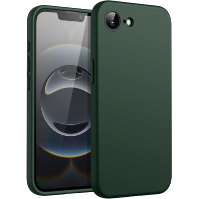 Oem Θήκη Σιλικόνης Matt 1,5 mm Για Apple iPhone 17e Σκούρο - Πράσινο