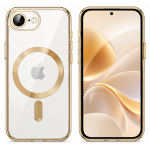 Oem Θήκη Back Cover Electro Magsafe Για Apple iPhone 16e ( SE 4 2025 ) Χρυσό
