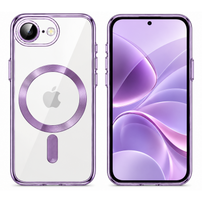 Oem Θήκη Back Cover Electro Magsafe Για Apple iPhone 17e Μωβ
