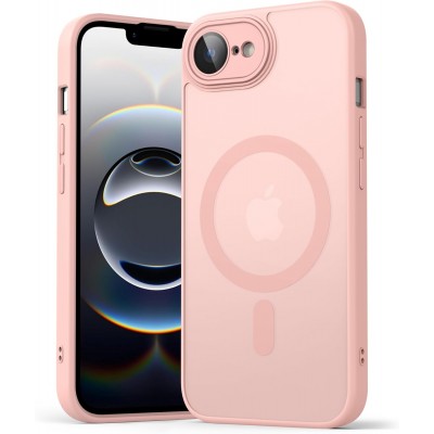 Oem Θήκη Back Cover Electro Magsafe Ημιδιαφανή Για Apple iPhone 17e Ροζ
