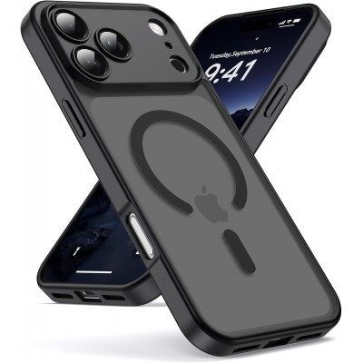 Oem Θήκη Back Cover Electro Magsafe Ημιδιαφανή Για Apple iPhone 18 Pro Max 5G 6,9" Μαύρο (Κλειστή Κάμερα)