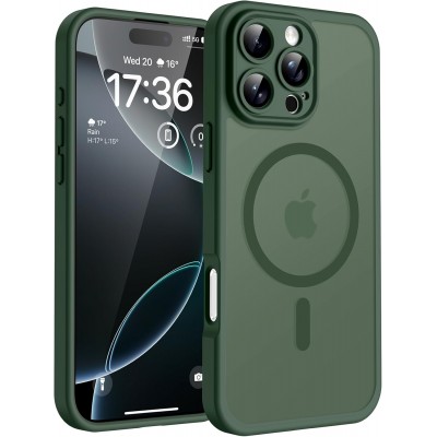Oem Θήκη Back Cover Electro Magsafe Ημιδιαφανή Για Apple iPhone 15 Pro 5G 6,1" Πράσινο