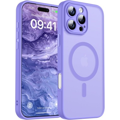 Oem Θήκη Back Cover Electro Magsafe Ημιδιαφανή Για Apple iPhone 15 Pro 5G 6,1" Λιλά