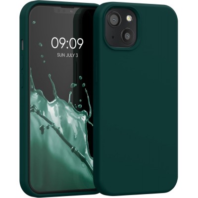 Oem Θήκη Σιλικόνης Matt 1,2 mm Για Apple iPhone 14 6.1" Σκούρο - Πράσινο