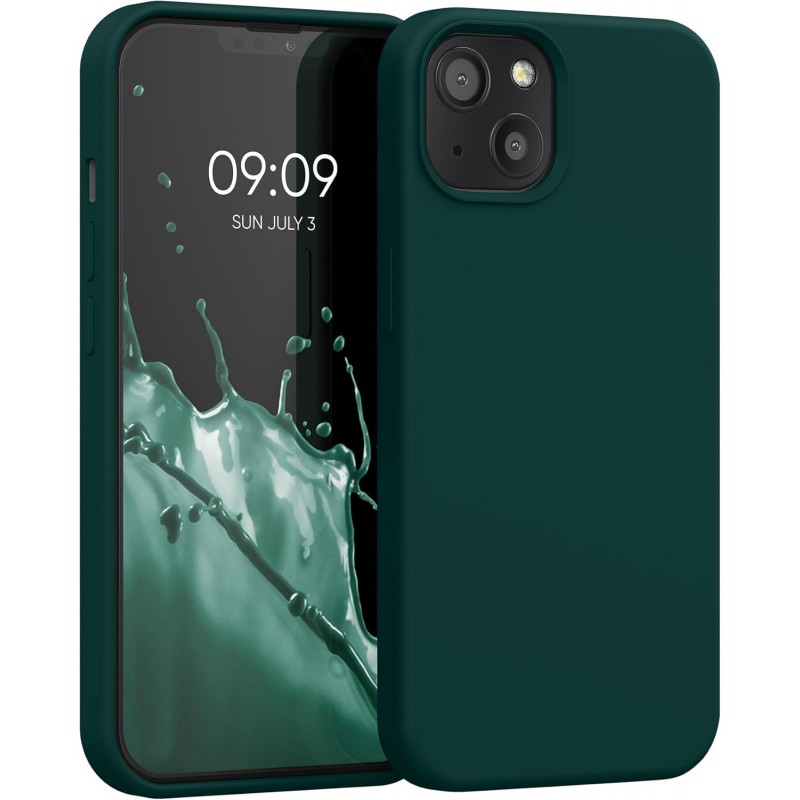 Oem Θήκη Σιλικόνης Matt 1,2 mm Για Apple iPhone 14 6.1" Σκούρο - Πράσινο