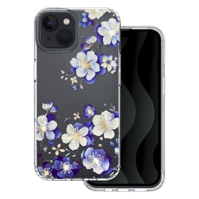 Oem Θήκη Σιλικόνης Με Σχέδιο floral Για Apple iPhone 13 6.1''