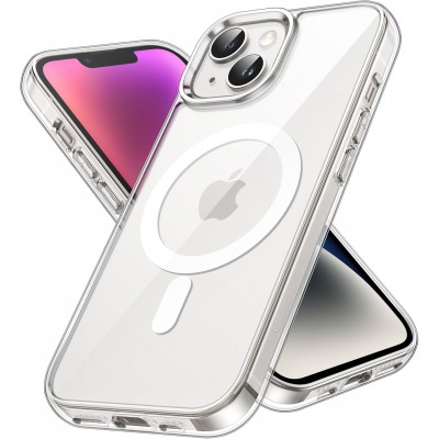  Oem Θήκη TPU & PC Ultra Hybrid Mag Magsafe φορτιστή Για Apple iPhone 13 6.1'' Διάφανο