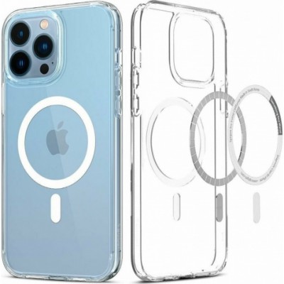 Spigen Ultra Hybrid MagSafe Compatible Back Cover Σιλικόνης Για Apple iPhone 15 Pro 5G 6,1" Λευκό