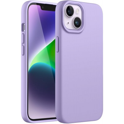 Oem Θήκη Σιλικόνης Soft 2.0 mm Για Apple iPhone 15 Plus 5G 6,7" Λιλά