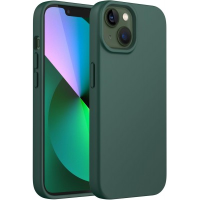 Oem Θήκη Σιλικόνης Soft 2.0 mm Για Apple iPhone 15 5G 6,1" Σκούρο - Πράσινο