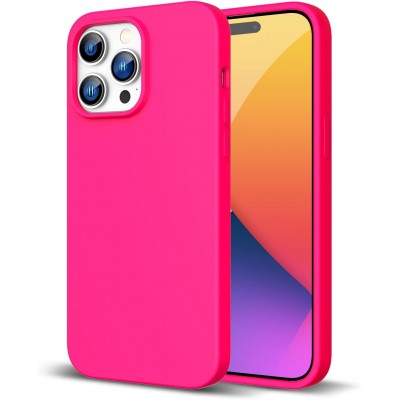 Oem Θήκη Σιλικόνης Soft 2.0 mm Για Apple iPhone 16 Pro 5G 6,3" Neon Φούξια