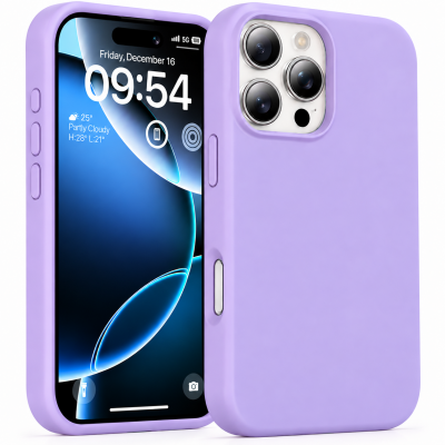 Oem Θήκη Σιλικόνης Soft 2.0 mm Για Apple iPhone 16 Pro Max 5G 6,9" Λιλά