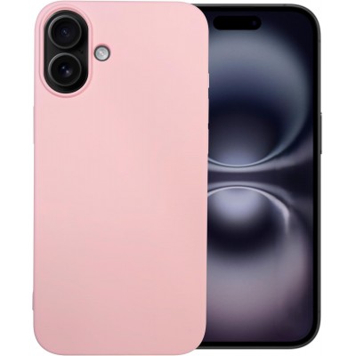 Oem Θήκη Σιλικόνης Matt 1,2 mm Για Apple iPhone 16 Plus 5G 6,7" Ροζ