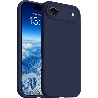 Oem Θήκη Σιλικόνης Matt 1,5 mm Για Apple iPhone 17 Air 5G 6,6" Σκούρο - Μπλε