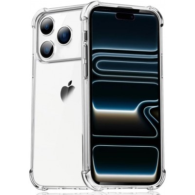 Oem Θήκη Σιλικόνης Anti Shock 1.5mm Για Apple iPhone 18 Pro 5G 6,3" Διάφανο