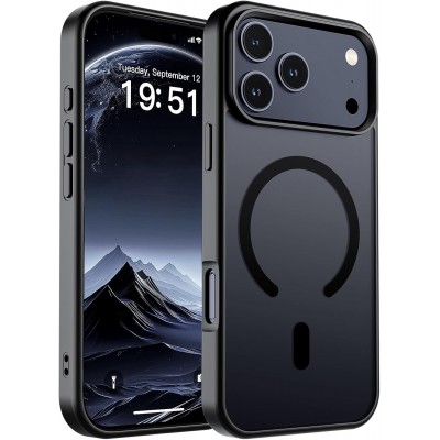 Oem Θήκη Back Cover Electro Magsafe Ημιδιαφανή Για Apple iPhone 18 Pro Max 5G 6,9" Μαύρο