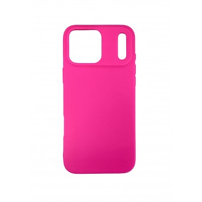 Oem Θήκη Σιλικόνης Matt 1,5 mm Για Apple iPhone 17 Pro 5G 6,3" Φούξια