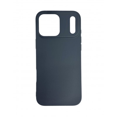 Oem Θήκη Σιλικόνης Matt 1,5 mm Για Apple iPhone 17 Pro Max 5G 6,9" Σκούρο - Μπλε