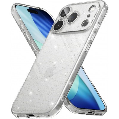 Oem Θήκη Shining Χρυσόσκονη Για Apple iPhone 17 Pro 5G 6,3" Διάφανο