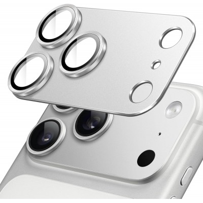 Oem Μεταλλική Προστασία Κάμερας Για Apple iPhone 18 Pro Max 5G 6,9" Ασημί