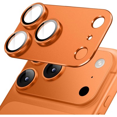 Oem Μεταλλική Προστασία Κάμερας Για Apple iPhone 18 Pro 5G 6,3" Πορτοκαλί